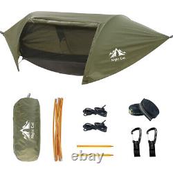 440LBS 1 Person Man Camping Hammock Tent with Mosquito Net Hanging Bed