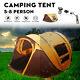 5-8 Man Auto Pop Up Camping Tent Hiking Shelter 210D Waterproof Anti UV 2 Doors