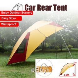 5-8 Men Car Tent Awning Rooftop SUV Truck Camping Travel Shelter Sunshade Canopy