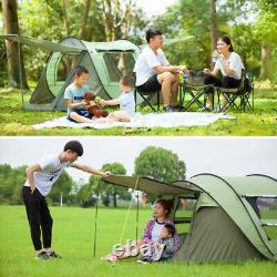 5-8 Person Man Family Tent Instant Open Up Tent Breathable Outdoor Camping W