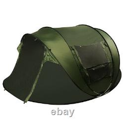 5-8 Person Man Family Tent Instant Open Up Tent Breathable Outdoor Camping W