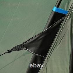 5 Man Camping Tent Family Friends Outdoor Shelter with Rainfly 3 Rooms Carry Bag