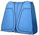6.6FT Portable Pop Up Shower Privacy Tent Spacious Dressing Changing Room Blue
