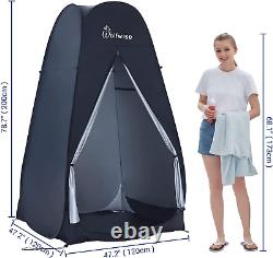 6.6FT Portable Pop up Shower Privacy Tent Spacious Dressing Changing RoomCamping
