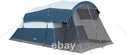 6/8 Person Family Camping Tent with Screen Room, Water Resistant Big Tunnel Tent