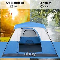 6 Man Person Camping Tent Waterproof Room Outdoor Hiking Backpack Fishing