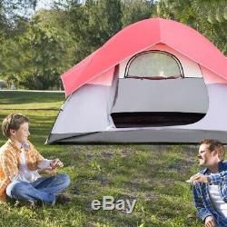 6 Persons Pop Up Easy Set-up Camping Tent with Bag