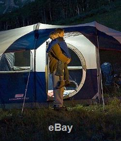 8 Person Easy Instant Set Up Family Man Tent Dome WeatherTec Camping Led Light
