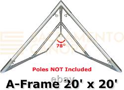 A-Frame EMT Canopy Fittings, DIY Camping Shelter/Tent perfect for Burning Man