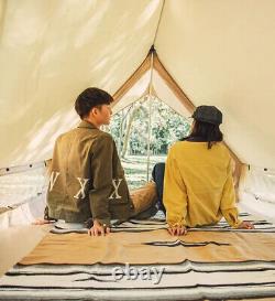 A Shape Frame Ridge White Cotton Tent Two Man 2 Person Outdoor Family Camping