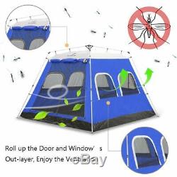 AYAMAYA Camping Tents 4-6 Persons/People/Man Instant Cabin Tent with 6 Screen