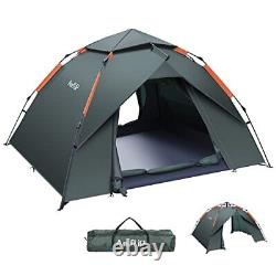 Amflip Camping Tent Automatic 2-3 Man Person Instant Tent Pop Up Ultralight D
