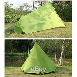 Andaker Tents 1.6lb Ultralight Backpacking One Person Man Hiking Single Camping