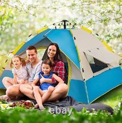 Automatic Instant Pop Up 3-4 Man Camping Tent Family Hiking Shelter Outdoor Hot