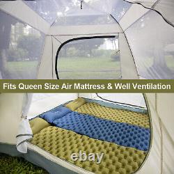 Automatic Pop Up Instant 3-4 Men Camping Tent Waterproof Outdoor Family Green US
