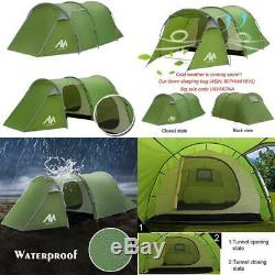 Ayamaya Camping Tents 3-4 Person/Man/People With 2/Two Room Bedroom + Living Ro
