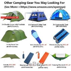 Ayamaya Camping Tents 4-6 Persons/People/Man Instant Cabin Tent With 6 Screen W