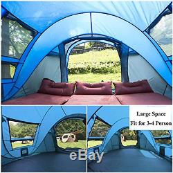 Ayamaya Pop Up Camping Tents for 3 to 4 Person/People/Man Quick Easy Setup Beach