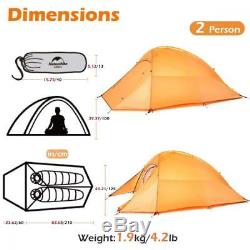 Azarxis 1 2 3 Person Man 3 4 All Season Tents for Camping Backpacking Easy