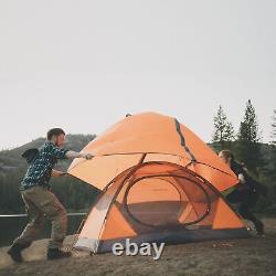 BISINNA 2 Man Camping Tent Waterproof Windproof Two Orange-2 Person