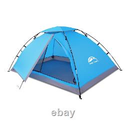 Backpacking Tent 1/2 Person Tents for Camping, Waterproof Easy Clip Setup Cam