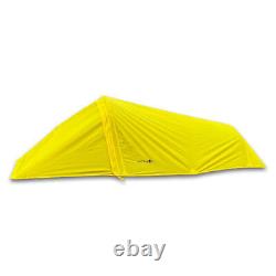 BattlBox Single Man 3 Season Ultralight Backpacking Camping Tent YellowithGray