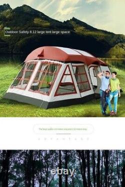 Big 6 Person Tent Six 12 Man People Large Family Car Camping Cabin Waterproof