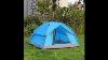 Blue Color Double Layes 3 Man Automatic Camping Tent