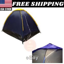 Blue Dome Camping Tent 2 Man + 2 Sleeping Bags 20+ Combo Camping Hiking Pack New