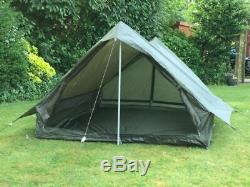Brand New French Military 2 Man Tent Army Green Camping Bushcraft Shelter