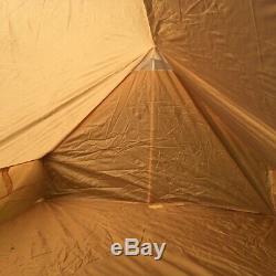 Brand New French Military Desert 2 Man Tent Army Green Camping Bushcraft Shelter