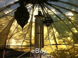 CENTRAL HUB for hemispherical dome PVC-based structure for camping BURNING MAN