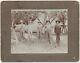 Cabinet Card Of The Working Men Taking A Photograph In The Tent Camp 1900