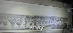 Camp Sevier S. C. Infantry Tents Photo 1918 WWI Original Panoramic 34 x 7 1/4