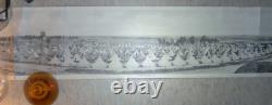 Camp Sevier S. C. Infantry Tents Photo 1918 WWI Original Panoramic 34 x 7 1/4