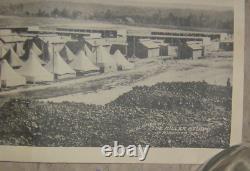 Camp Sevier S. C. Infantry Tents Photo 1918 WWI Original Panoramic 34 x 7 1/4