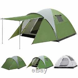 Camping Family Tents 3-4 Person/People/Man Sleeping Room + Front Porch, Durable