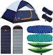 Camping Set 09 PcsTent 2 Sleeping Bag2 Sleeping Pads 2 Blankets 02 Hammock