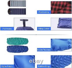 Camping Set 09 PcsTent 2 Sleeping Bag2 Sleeping Pads 2 Blankets 02 Hammock