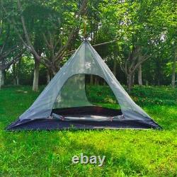 Camping Survival Hunting Winter Tent Teepee Pyramid With Stove Vent Jack 2 Man