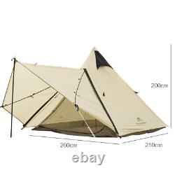 Camping Teepee Tent For Adults Outdoor Pyramid 3 Person Three Man Waterproof