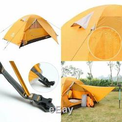Camping Tent 2 Person Lightweight Backpacking Waterproof Two Doors Easy Setup