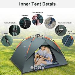 Camping Tent Automatic 2-3 Man Person Instant Tent Pop up Ultralight Dome Tent