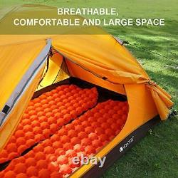 Camping Tent, Dome 2 Person Lightweight Backpacking Tent Waterproof Two Man