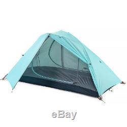 Camping Tent Double Layer 3 Season hiking Windproof Waterproof Tent for 1/2 Man