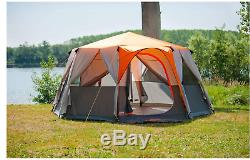 Camping Tent Octagon 6 to 8 man Festival tent large Dome Tents Waterproof NEW