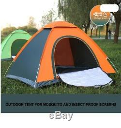 Camping Tents Pop Up Fully Automatic Quick Opening Small Backpacking Hiking 2Man