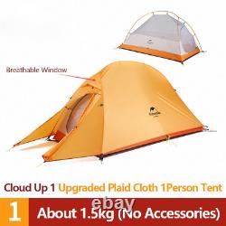 Camping Tents Ultralight 1/2/3 man Silica Gel Single Double Persons Tents Hiking