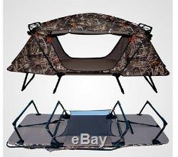 Camping Tube Bed Mattress Cot Off Ground Tent Hunting Camouflage Real Tree 1 Man