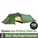 Camping Ultralight Tunnel Tent 3-4 Persons Large Space Fabric Outdoor Cycling